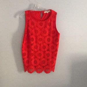 NBW loft red lace cami perfect for the holidays